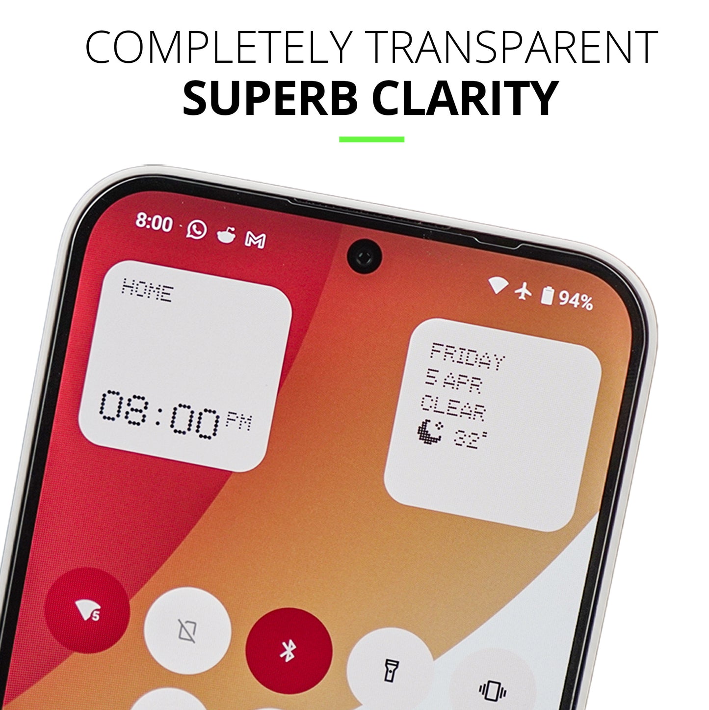 Nothing Phone 3a Easy Install Tempered Glass