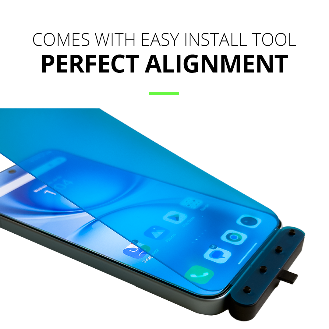 Vivo X200FE Easy Install Tempered Glass