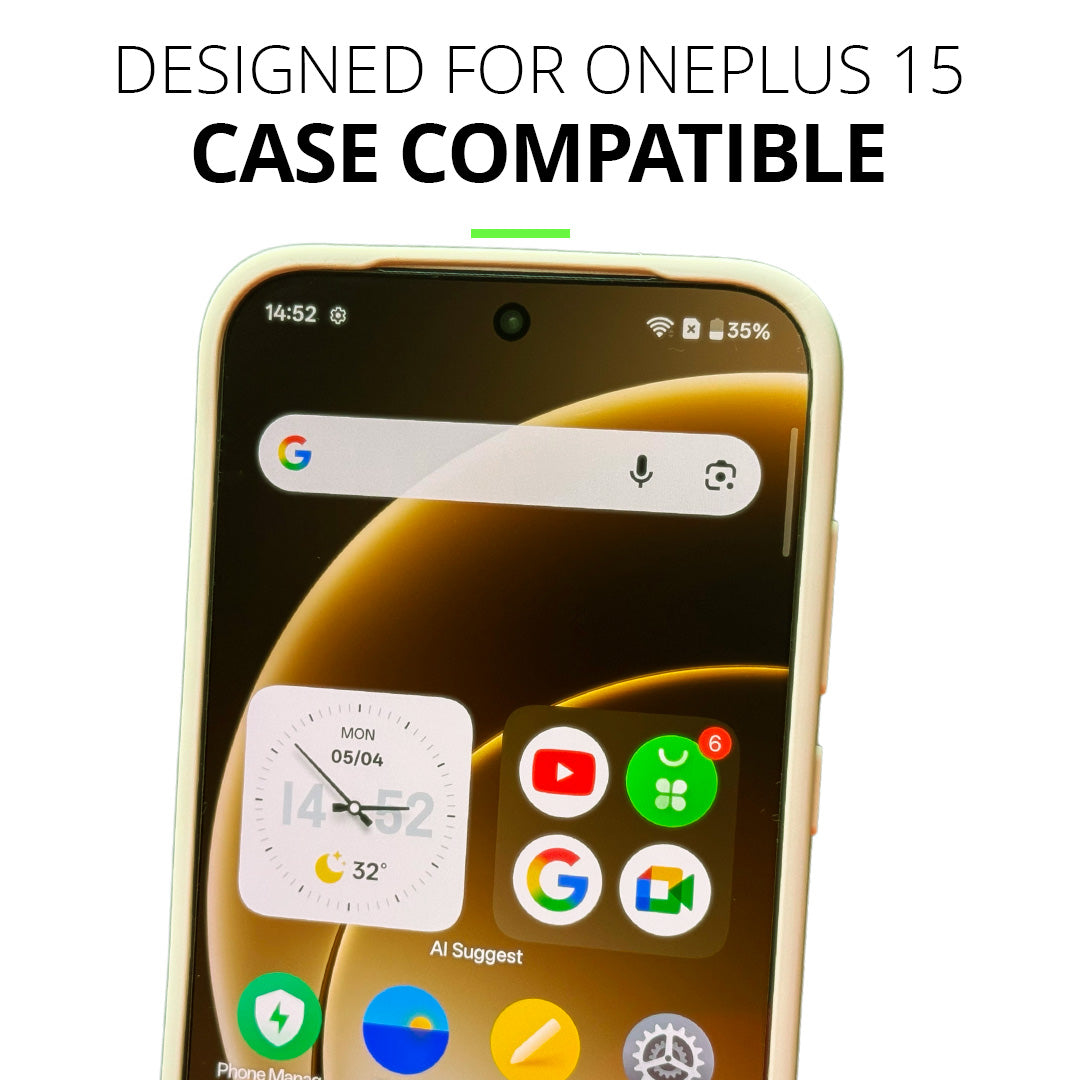 GEAR31 OnePlus 15 Anti Reflective Tempered Glass