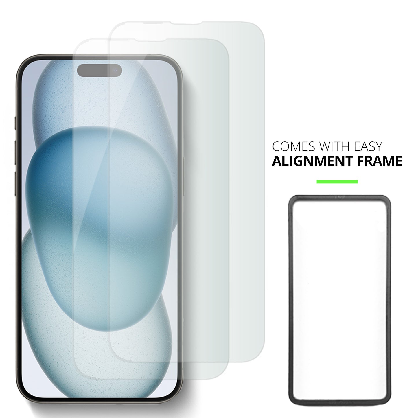 iPhone 15 Plus ClearVue Tempered Glass/Case